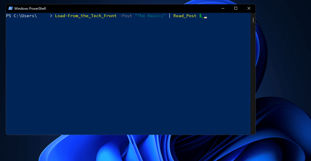 PowerShell